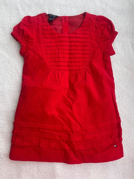 Menčestrové šaty, tommy hilfiger,98