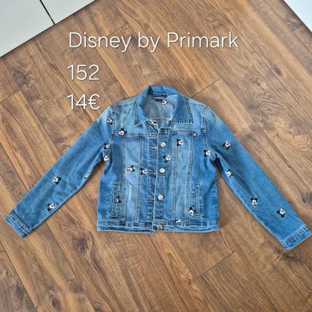 Rifľová bunda mickey, primark,152
