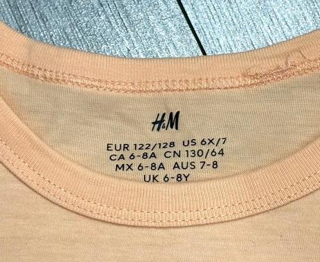 Palmové tričko veľ. 122/128, h&m,128