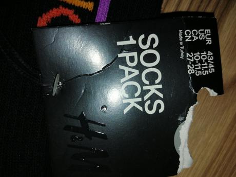 Pride pánske ponožky, h&m,m