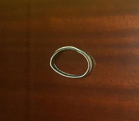 Zlata a strieborna gumka do vlasov, 