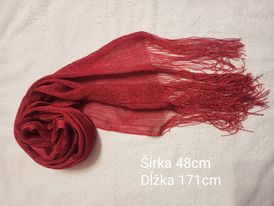 Šatka na krk k spoločenským šatám, xl