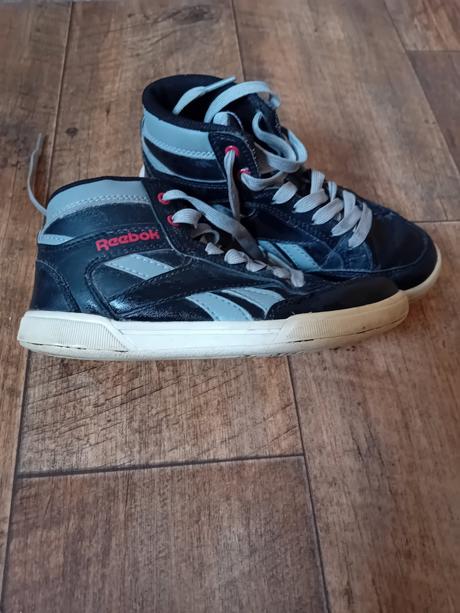 Kožene vyššie tenisky, reebok,31