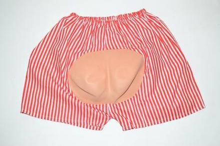 Karnevalové kraťasy "zadok" a,