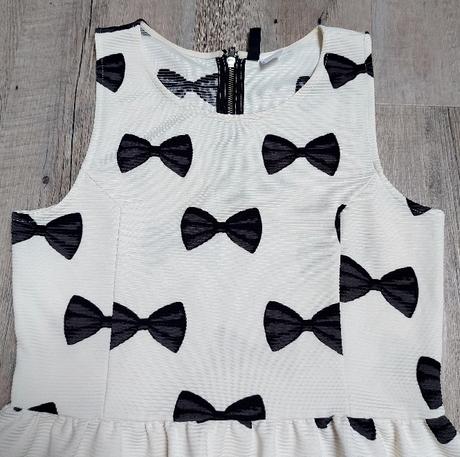 Šaty s mašličkami, h&m,m