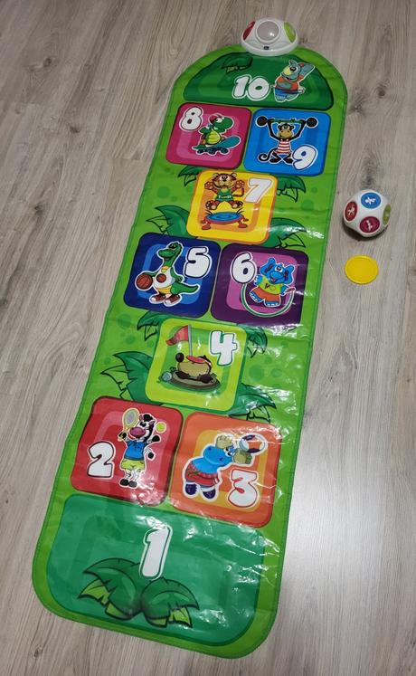 Elektronická hracia podložka chicco jump & fit, 