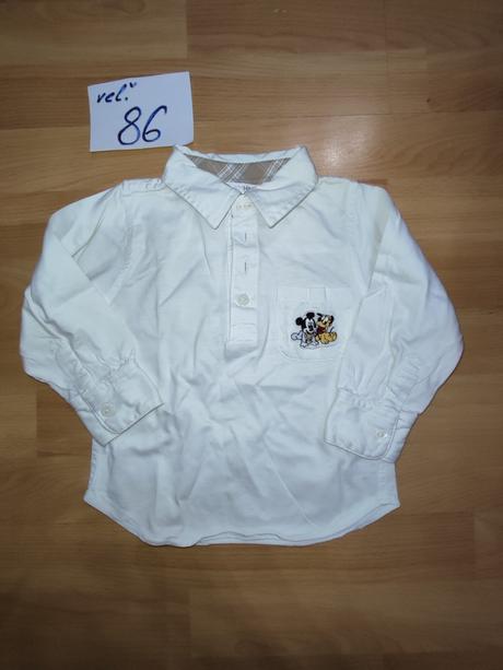 Košeľa mickey, h&m,86