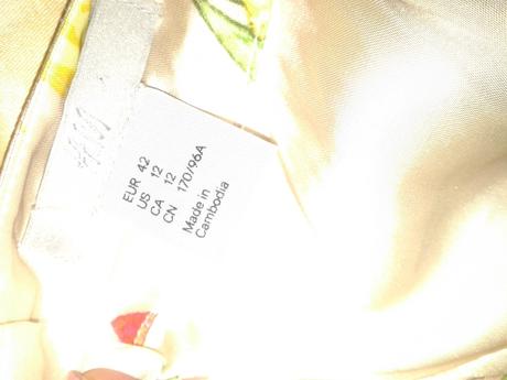 Maslové letné šaty h&m veľ. 40, h&m,40