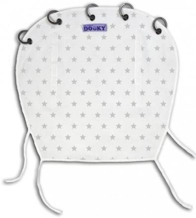 Dooky design silver stars slnečná clona, 