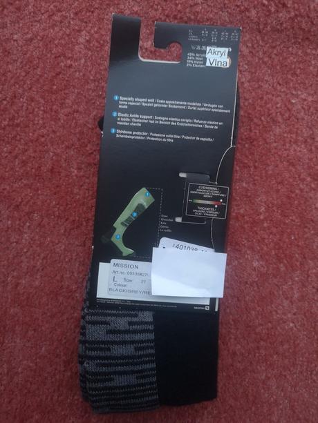 Salomon merino pánske lyžiarske ponožky veľ 42-44, salomon,42 / 44