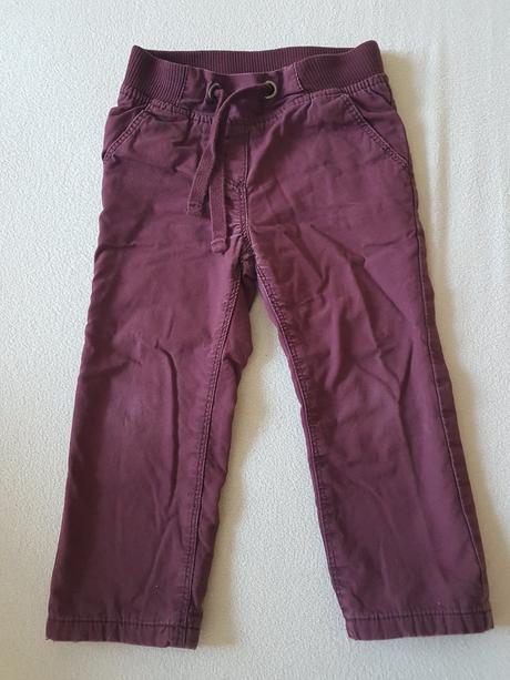 Detské zateplené nohavice, lupilu,86