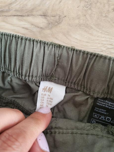 Nohavice h&m, h&m,74