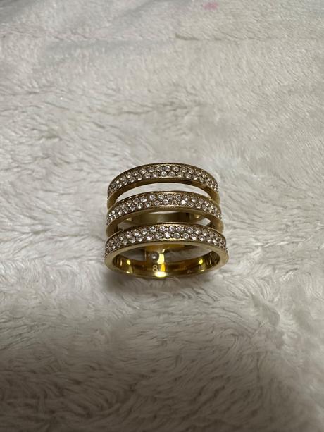 Trio prsteň so zirkónmi zn. michael kors originál, michael kors