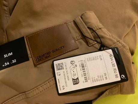 Pánske nohavice, c&a,l