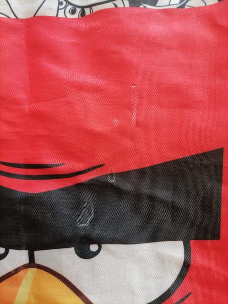 Vrecko angry birds na prezuvky, výtvarnú, telesnú, 