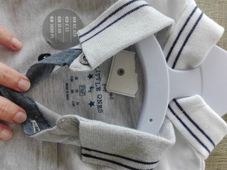 Polo tričko - body, nové 2ks, f&f,68 / 74