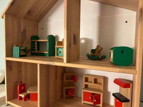 Ikea domcek pre babiky s plnou vybavou, 