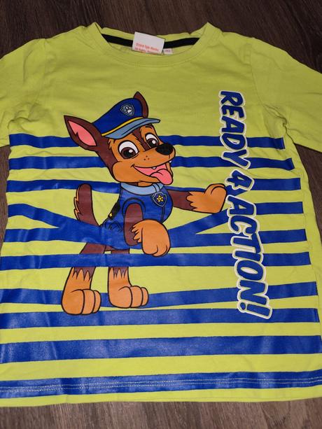 Tričko s dlhým rukávom chase (labková patrola), nickelodeon,122