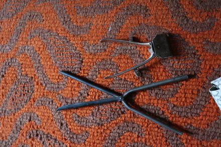 Retro holiace súpravy / historická kulma,