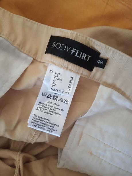 Béžové nohavice, bonprix,46 / 48