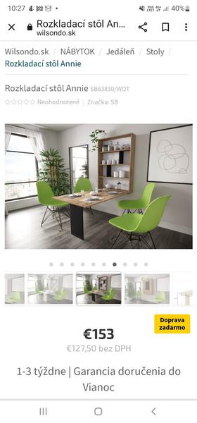 Recenzia - rozkladací stôl Annie