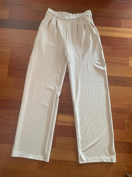 Béžové nohavice, zara,158