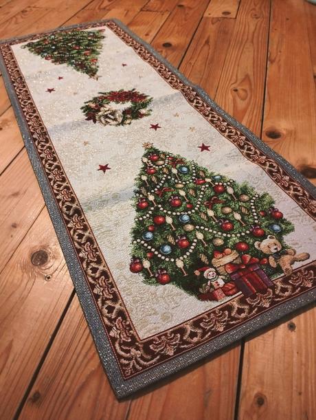 Vianočná štóla na stôl,