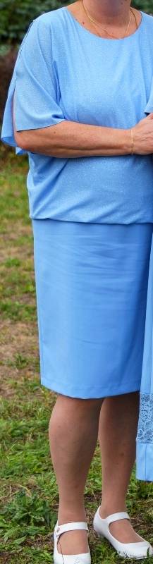 Belasé elegantné šaty, v. xl/xxl, č.46, 46