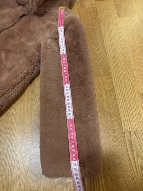 Dievčenský zimný kožuštek, h&m,128