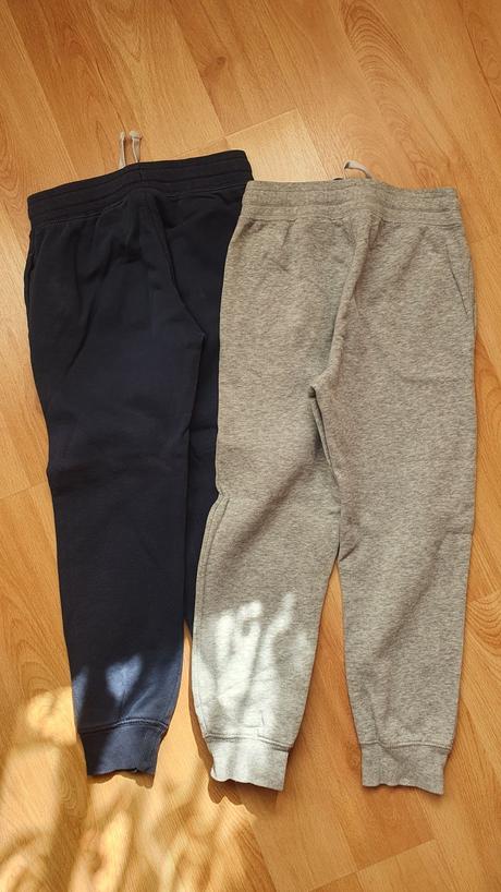 2x tepláky, h&m,128