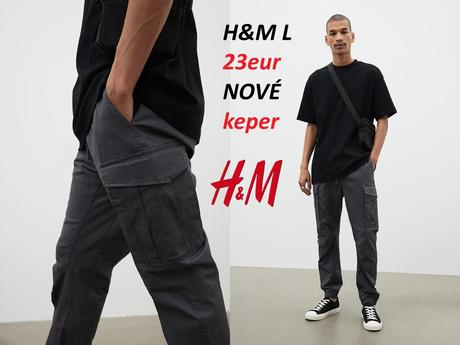 Cargo nohavice hm (kapsáče), h&m,34 / l