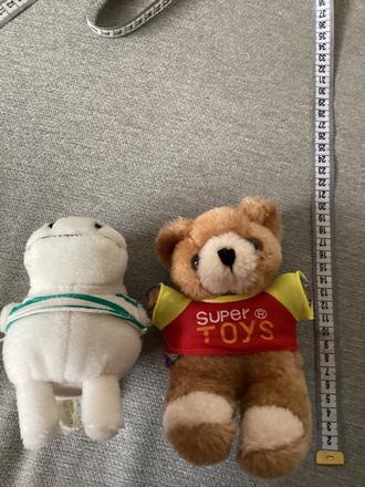 Plyšové hračky, 2 ks, 