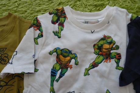 Tričká ninja korytnačky, h&m,98