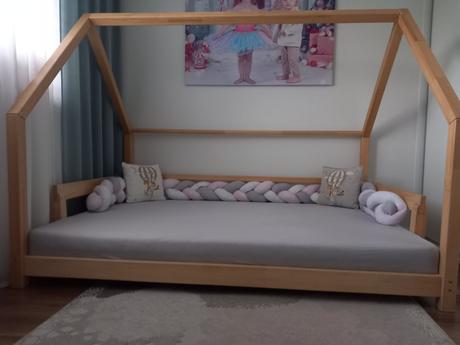 Domčeková posteľ  benlemi 140x200, šírka (cm): 140,dĺžka (cm): 200