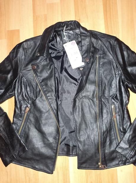 Koženkova bunda  vel.l sinsay nova, sinsay,l