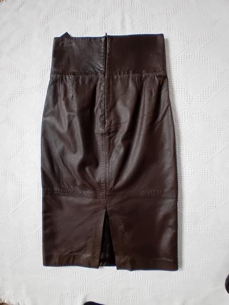 Dámska kožená sukňa zara - nová, zara,s