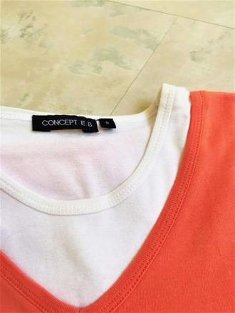 Bavlnené vrstvené tričko, l