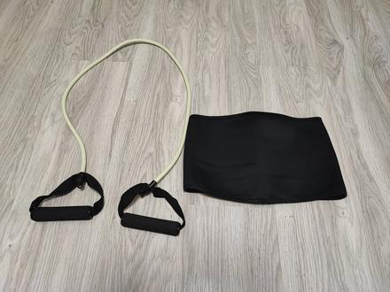 Pás na cvičenie, l