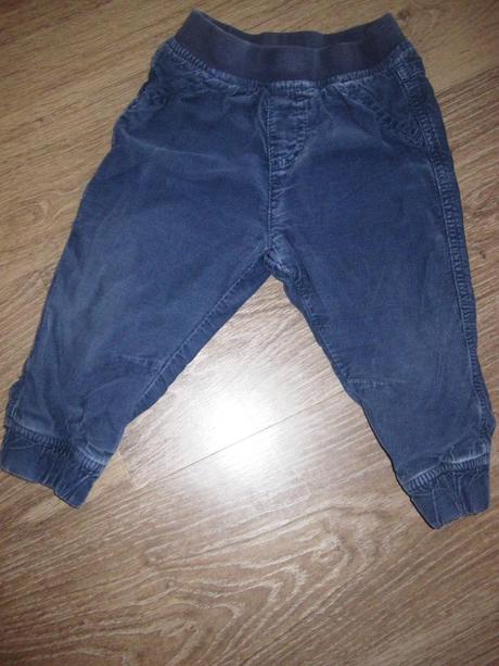 Menčestrové nohavice, baby club,80