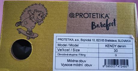 Barefoot sandále/prezúvky, protetika,30