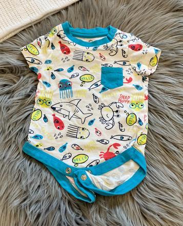 Chlapčenské vzorované body so cute (62), 62