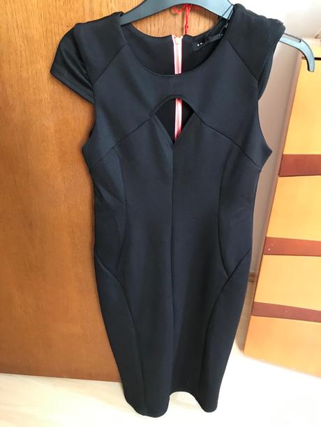 Elegantné čierne šaty 34, gate,34