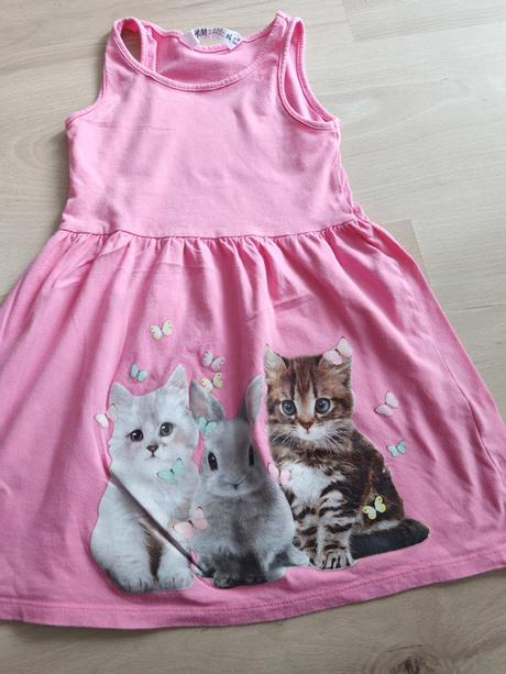 Detske saty h&m 110/116 len 1 x oblecene, h&m,116