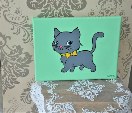 Ručne maľovaný obraz-24x18,5cm, 