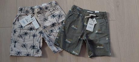 2x nenosené kraťase zara 134/140, zara,134