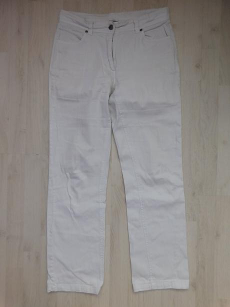 Biele nohavice l , l
