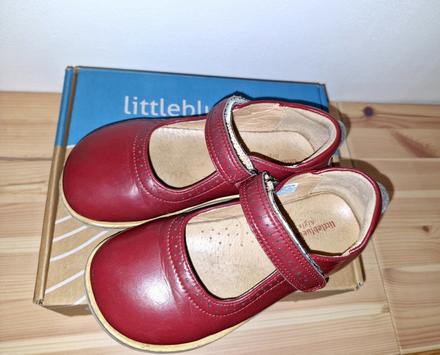 Zánovné dievčenské sandálky, kožené, veľ. 29, little blue lamb,29