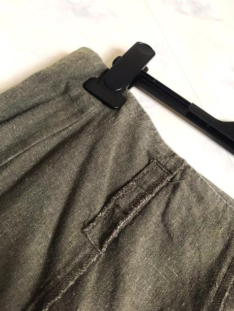 Ľanová tulipánková dlhšia sukňa, george,44