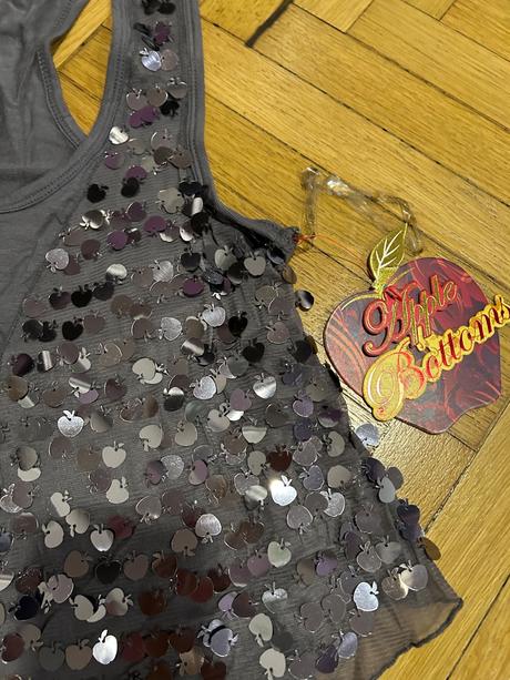 Tielko s flitrami, m