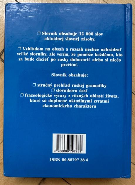 Malý slovník rusko-slovenský a slovensko-ruský, 